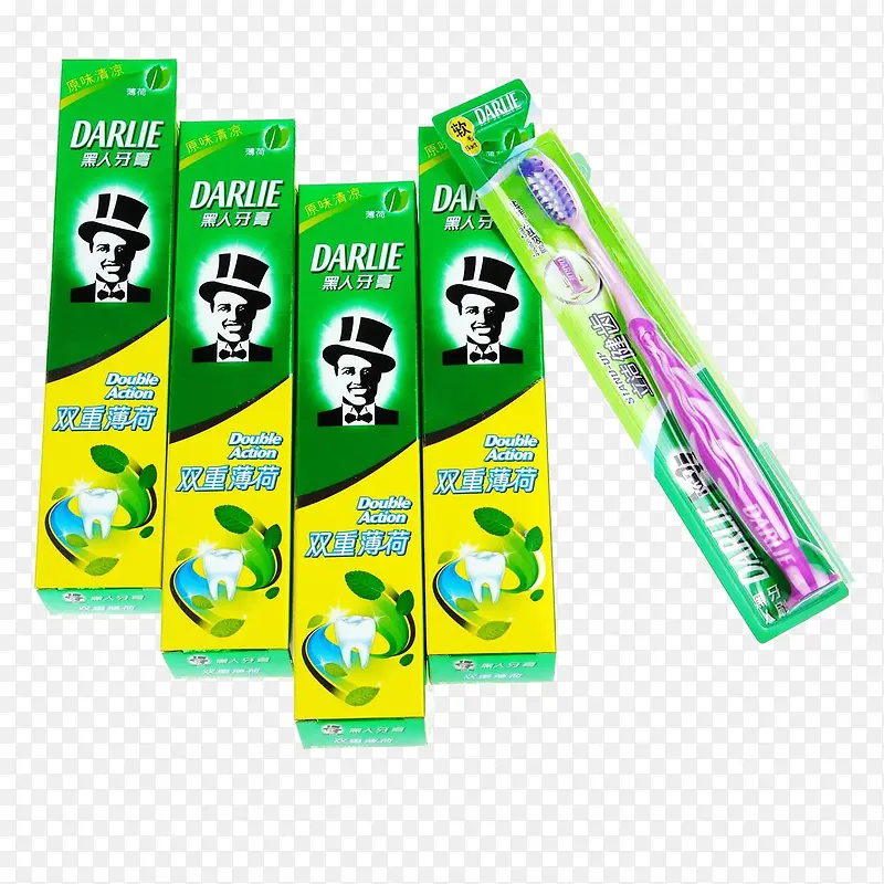 黑人牙膏设计免抠免费素材