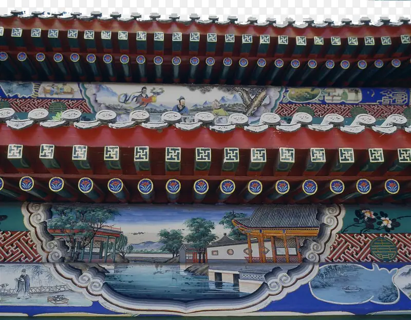 中式屋檐建筑装饰素材PNG图片素材下载_图片编号9936890-PNG素材网