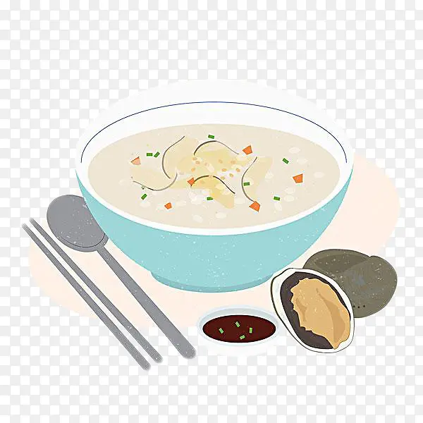 手绘一碗粥PNG图片素材下载_图片编号9938619-PNG素材网