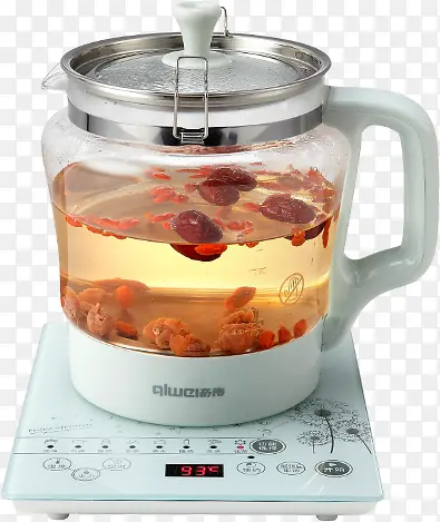 红枣枸杞养生茶壶
