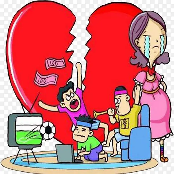 夫妻吵架伤感情PNG图片素材下载_图片编号9938250-PNG素材网
