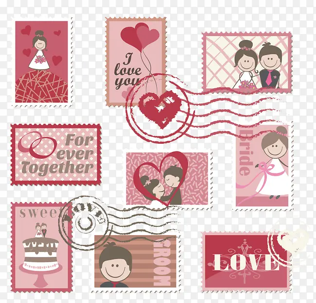 爱情邮票