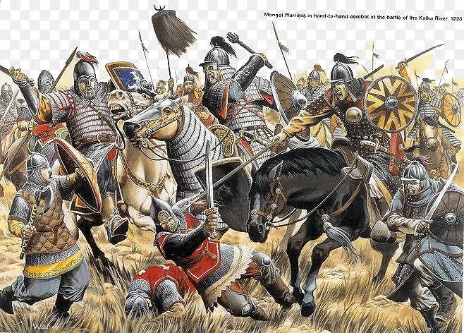 古代士兵群战