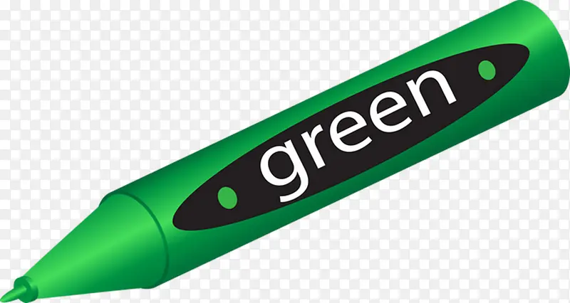 绿色签字笔