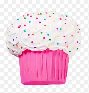 粉色纸杯蛋糕