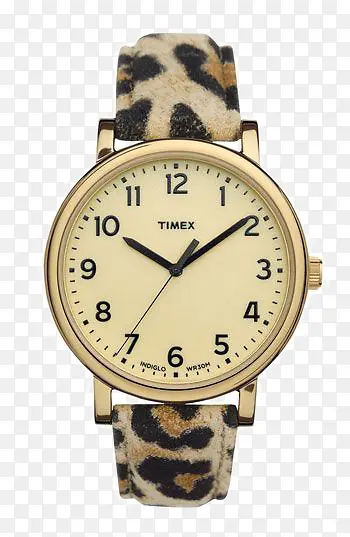 豹纹装饰带现代设计手表