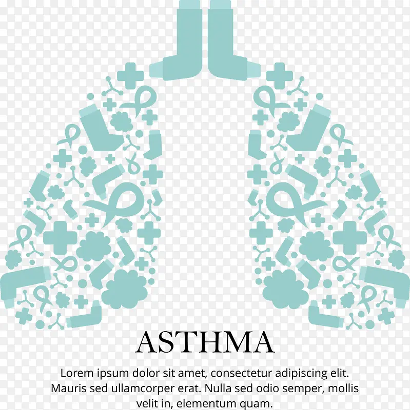 呼吸性哮喘健康疾病