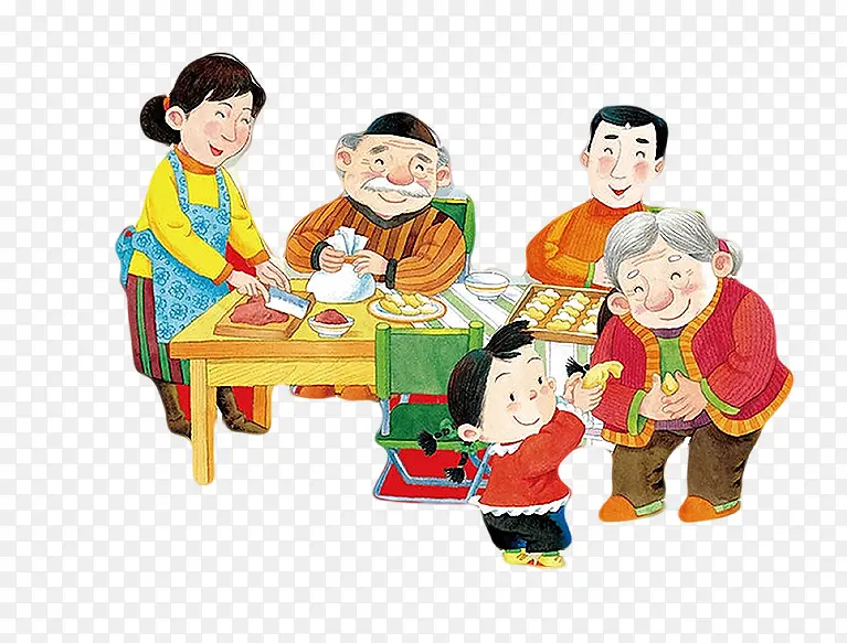一家团聚的人们PNG图片素材下载_图片编号9947963-PNG素材网