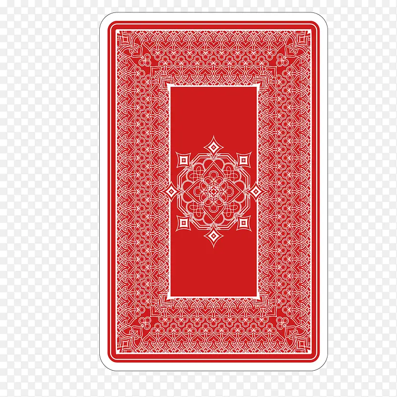 红色桌牌