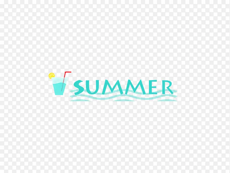 SUMMER艺术字