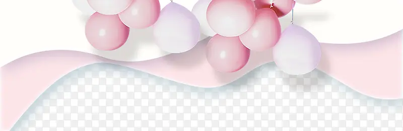 粉色浪漫情人节气球装饰
