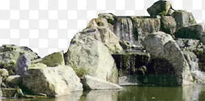 公园假山湖泊装饰