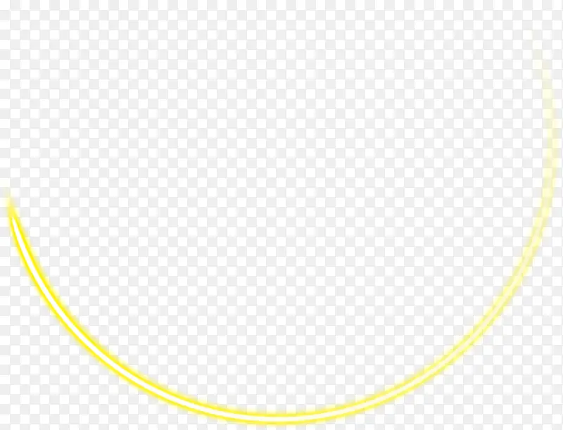 黄色卡通创意圆弧造型