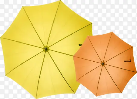 夏日海报黄色雨伞