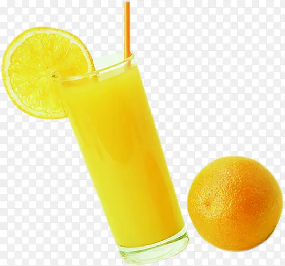 橙子饮料冷饮效果设计