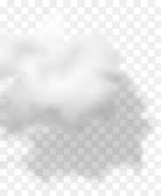 创意合成厚厚的白色云朵