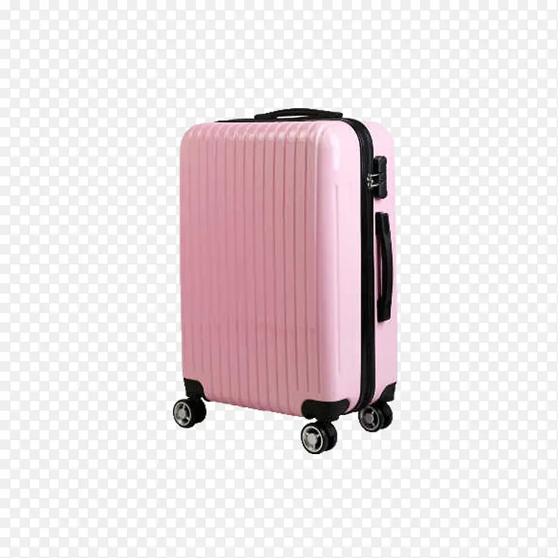 粉色行李箱 