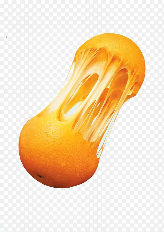 撕扯的橙子
