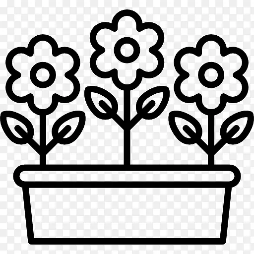 Flowers在一个锅里图标