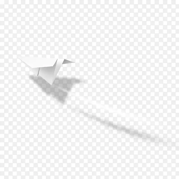 白色纸飞机免抠素材