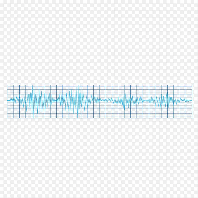 矢量声音波纹蓝色动态波动