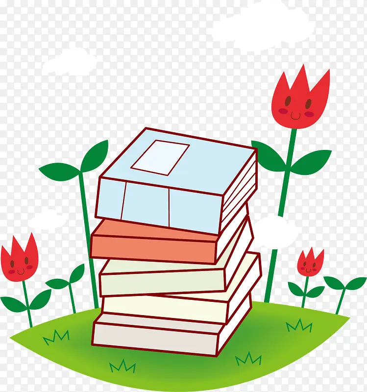 矢量手绘图书