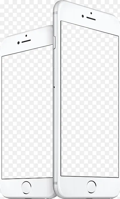 白色手机边框效果设计