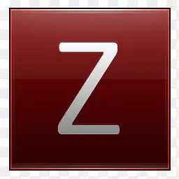 字母Z红色图标