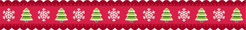 红色雪花圣诞树框架