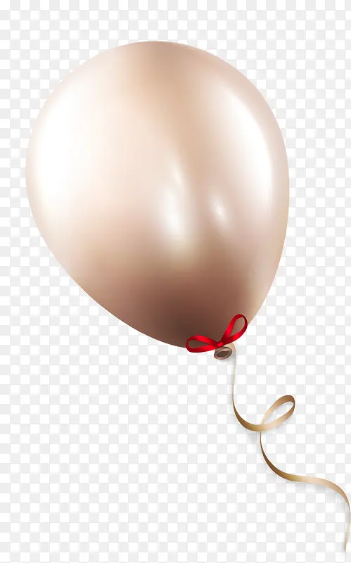 梦幻白色气球