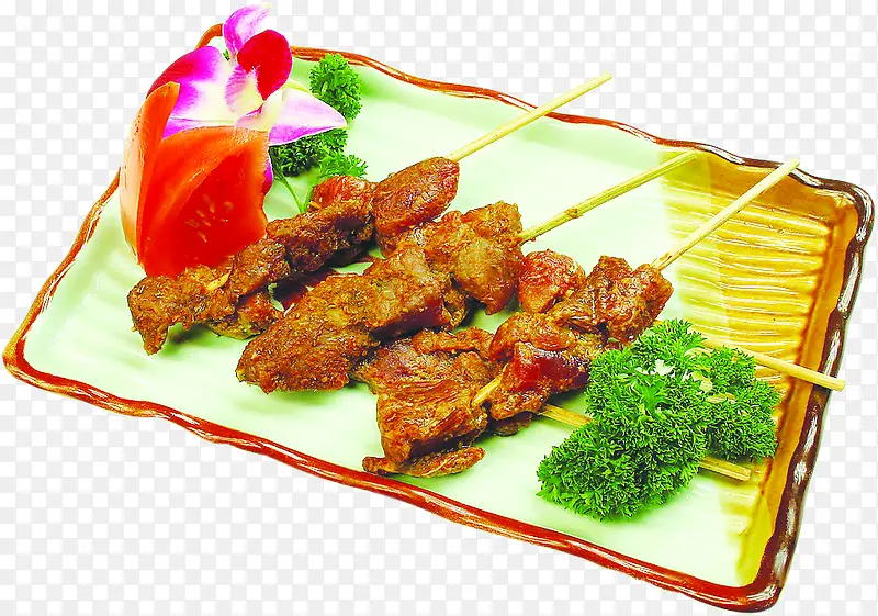中秋节烧烤蔬菜肉类