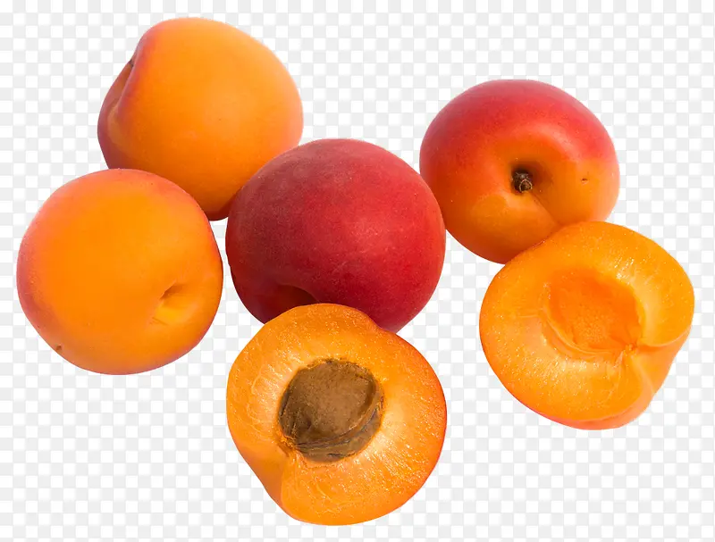 掰开的杏子