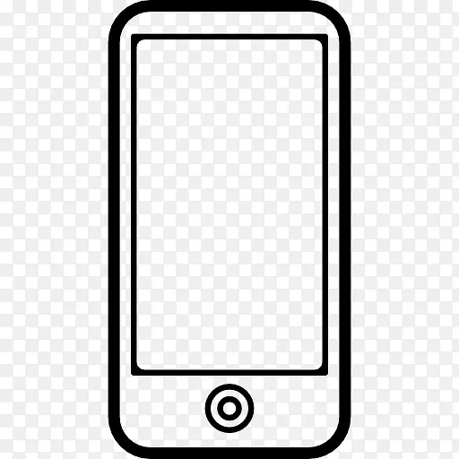 手机的大屏幕，只是一个按钮在前面图标