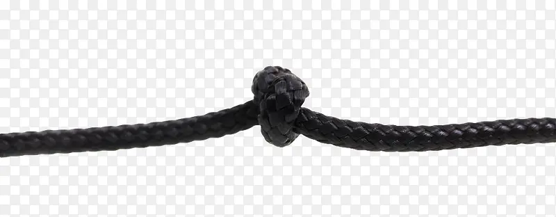 黑色绳结