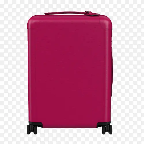 玫红色行李箱