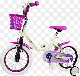 紫色公主单车促销