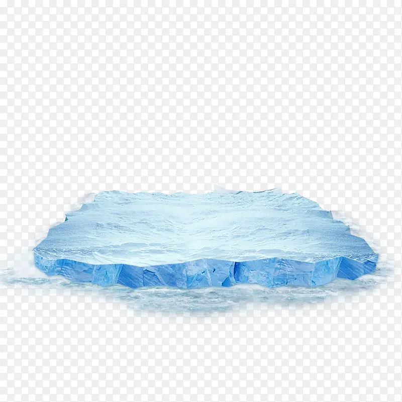 蓝色浮冰背景
