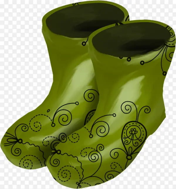 绿色靴子
