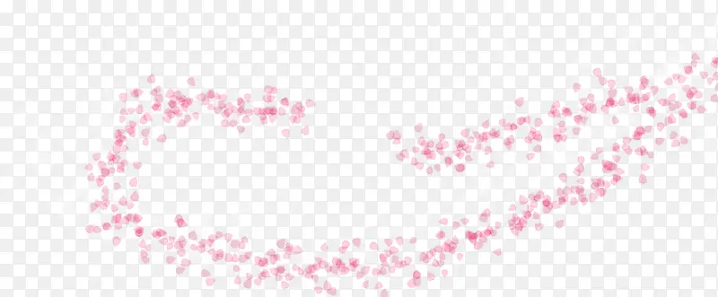 粉色花瓣样式宣传海报