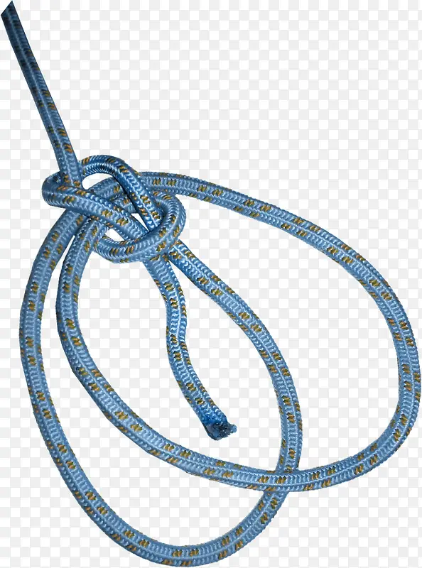 蓝色绳结装饰