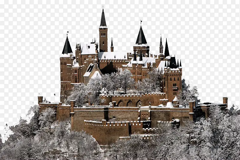 雪山上的城堡