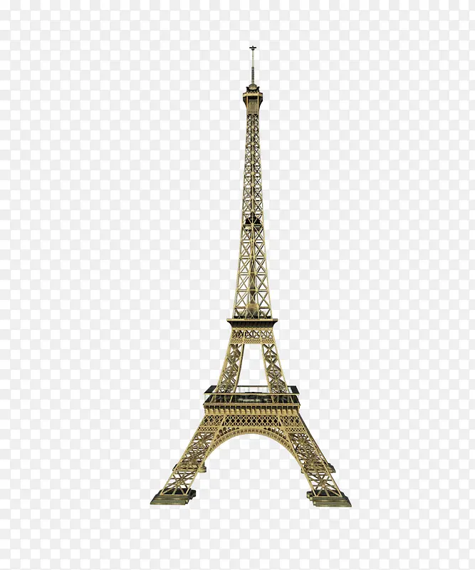 黄色巴黎铁塔