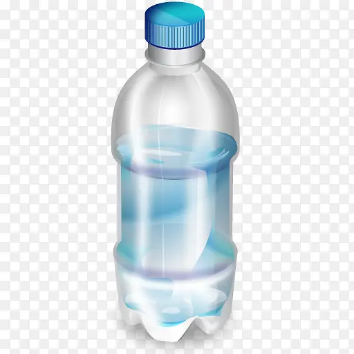 白色透明水瓶