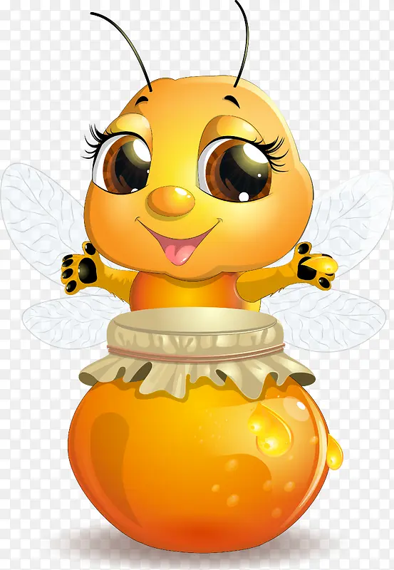 黄色卡通蜜蜂