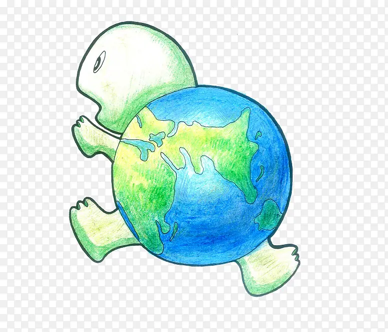 背着地球的小乌龟