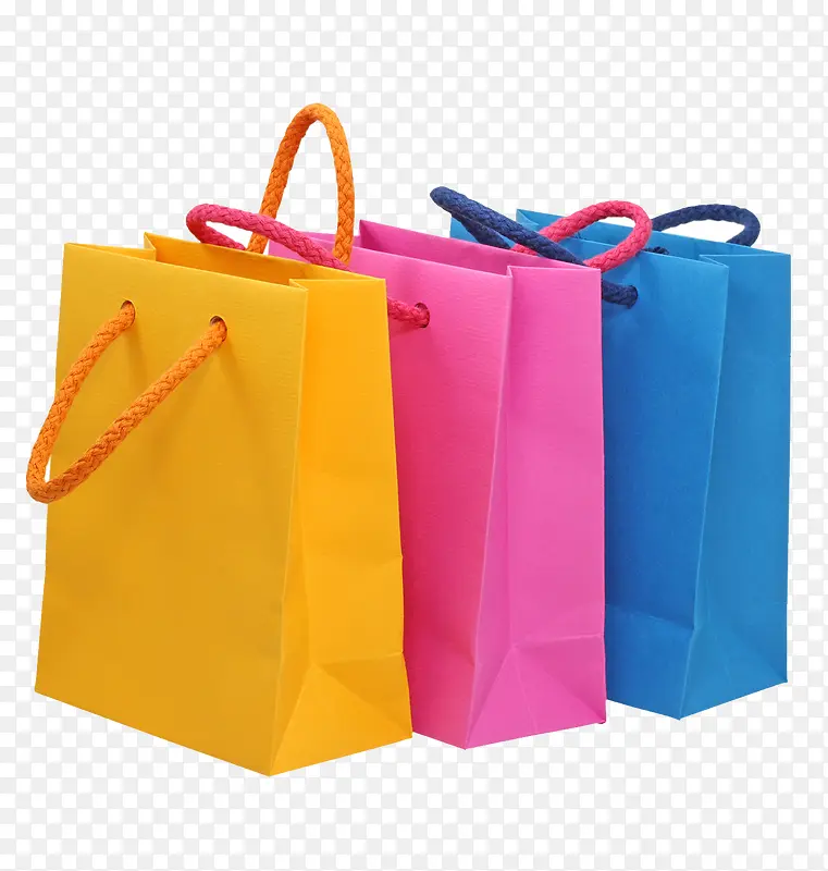 彩色购物袋子