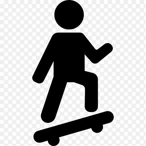 男子滑冰图标