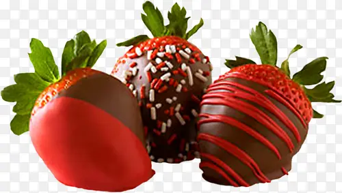 草莓巧克力png免抠素材