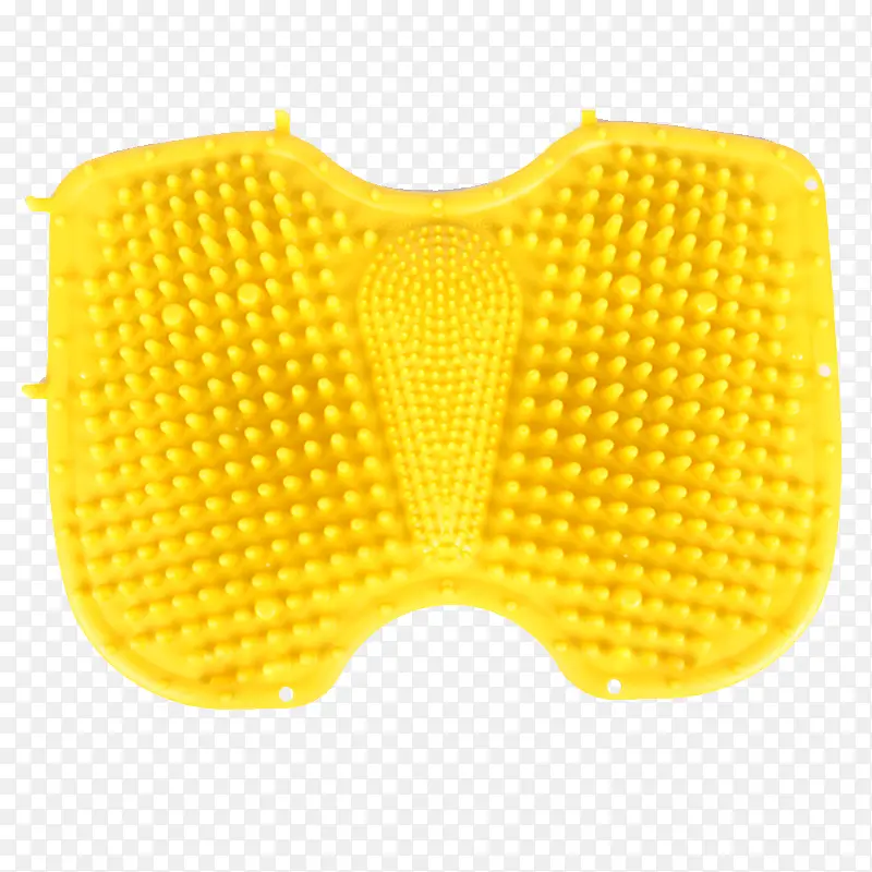黄色蝴蝶形指压板