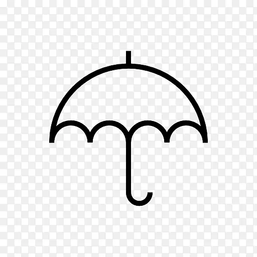 小雨伞符号图标